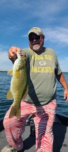 Smallmouth Bass Caught from Lake Geneva